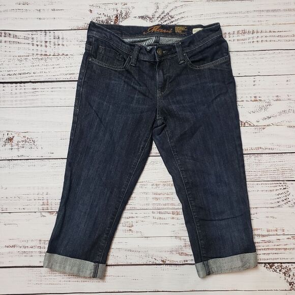 Mavi mid rise cuffed  Molly capri size 27 Dark Wash. - Picture 1 of 10